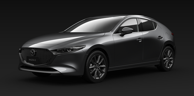 All New Mazda3 2020 สีเทา Machine Gray