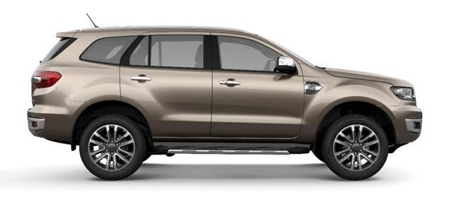 Ford Everest สี Diffused Silver Metallic