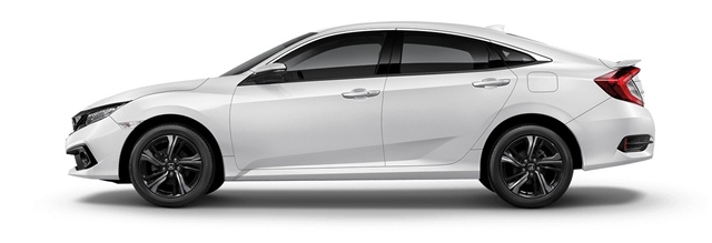 Honda Civic 2020 สีขาว แพลทินัม (มุก) - สีใหม่