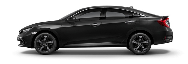 Honda Civic 2020 สีดำ คริสตัล (มุก)