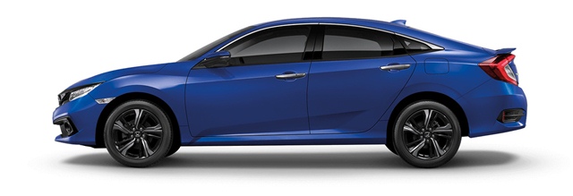Honda Civic 2020 สีน้ำเงิน บริลเลียนท์ สปอร์ตตี้ (เมทัลลิก) - สีใหม่