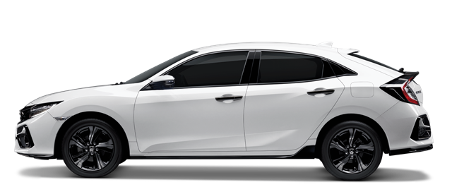 Honda Civic Hatchback 2020 สีขาวแพลทินัม (มุก)