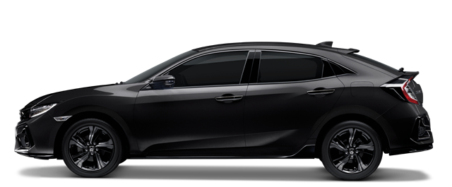 Honda Civic Hatchback 2020 สีดำคริสตัล (มุก)
