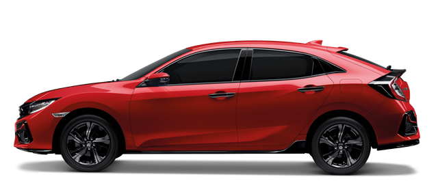 Honda Civic Hatchback 2020 สีแดงแรลลี่