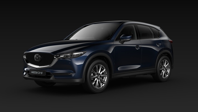 New Mazda CX-5 2020 สีน้ำเงิน ดีพ คริสตัล บลู (Deep Crystal Blue)