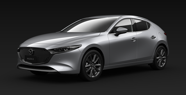 All New Mazda3 2020 สีเงิน Sonic Silver