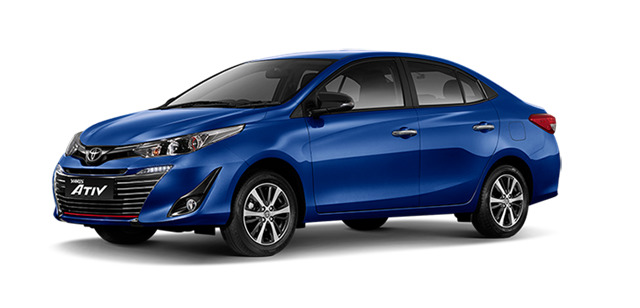 Toyota Yaris ATIV 2020 สีน้ำเงิน Dark Blue Mica Metallic