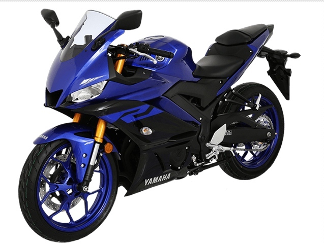 Yamaha YZF-R3 สีน้ำเงิน