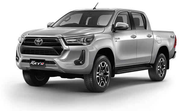 Toyota Hilux Revo (โตโยต้า ไฮลักซ์ รีโว่) 2020 สีเงิน Silver Metallic