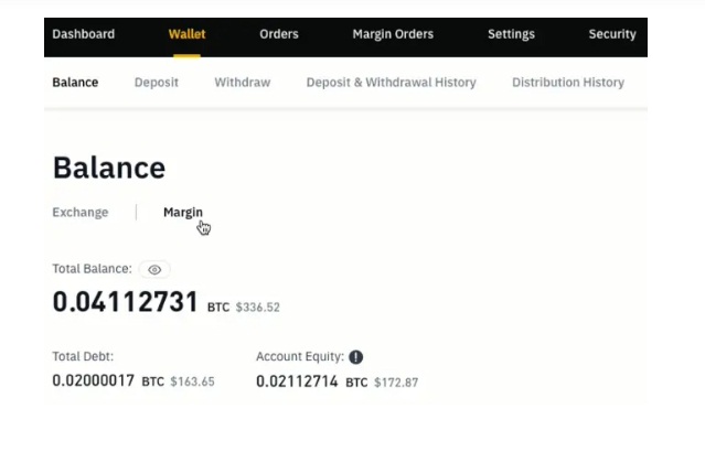 วิธีเปิดบัญชีซื้อขายมาร์จิ้นบน Binance