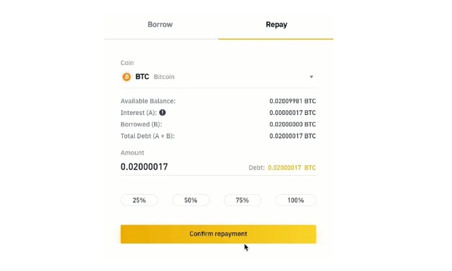 วิธีเปิดบัญชีซื้อขายมาร์จิ้นบน Binance