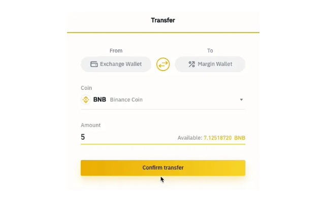 วิธีเปิดบัญชีซื้อขายมาร์จิ้นบน Binance