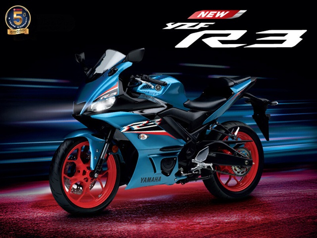 รุ่นและราคา Yamaha YZF-R3 2021 มาพร้อมสีสันใหม่ 3 สี 3 สไตล์