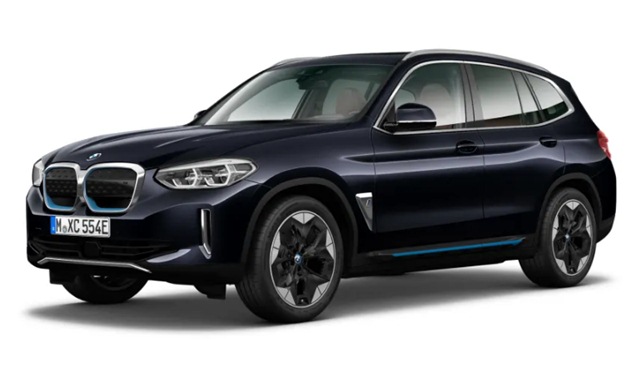 รุ่นและราคา BMW iX3 2021 รถยนต์ไฟฟ้าราคา 3,399,000 บาท.