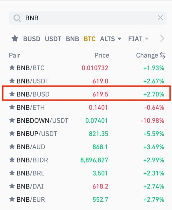 คำสั่ง limit order บน Binance