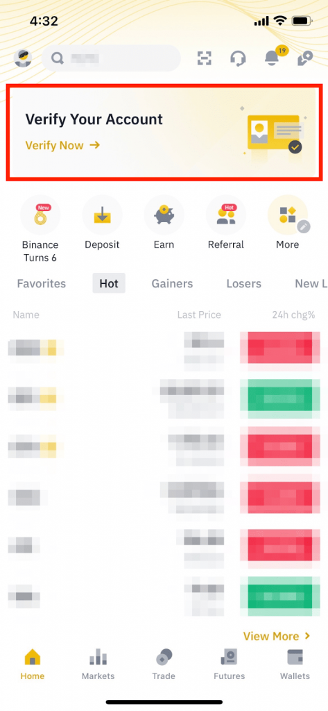 วิธีสมัคร Binance ผ่านมือถือ และขั้นตอนการยืนยันตัวตน